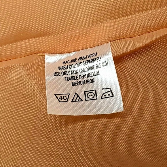 Metro Style Tan Pantsuit Set Blazer & Trousers 10T w/ Spare Button - Picture 7 of 8